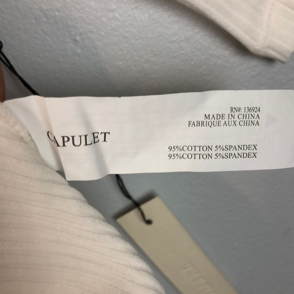 Revolve NEW Capulet Off-The-Shoulder Bodysuit Size S - Picture 9 of 10